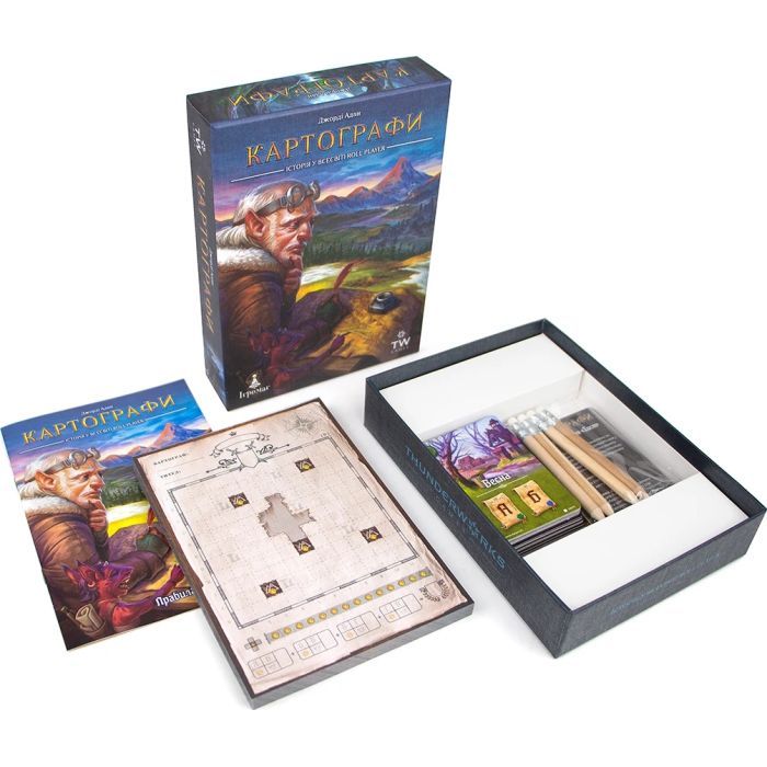 Настільна гра Ігромаг Картографи (Cartographers: A Roll Player Tale) українська (6901) зображення 2