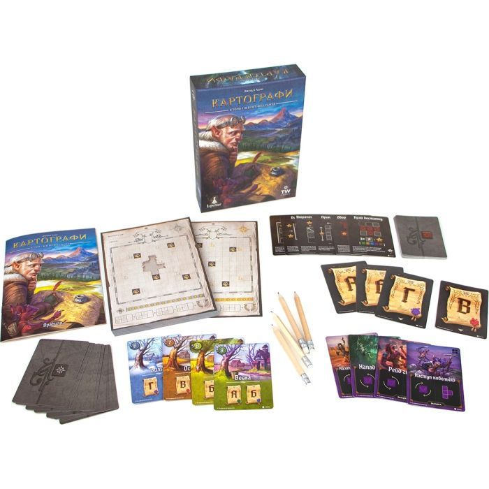Настільна гра Ігромаг Картографи (Cartographers: A Roll Player Tale) українська (6901) зображення 4