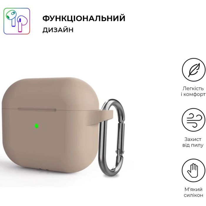 Чохол для навушників Armorstandart Hang Case для Apple AirPods 3 Yellow (ARM60325) зображення 2