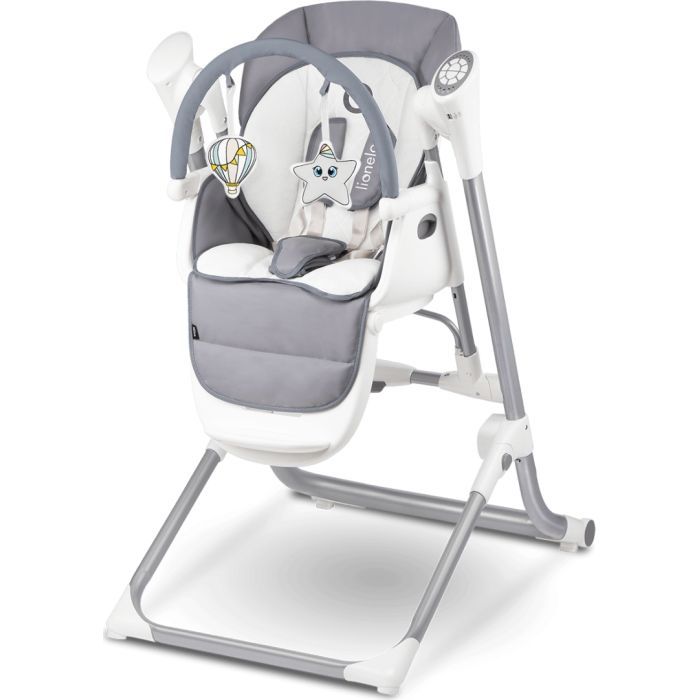 Стульчик для кормления Lionelo 2 в 1 Lionelo Niles Grey (LO-NILES GREY) изображение 3