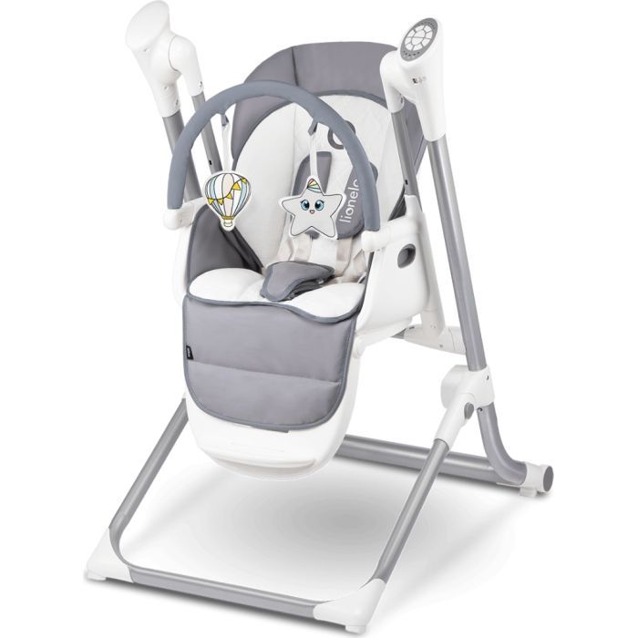 Стульчик для кормления Lionelo 2 в 1 Lionelo Niles Grey (LO-NILES GREY) изображение 4