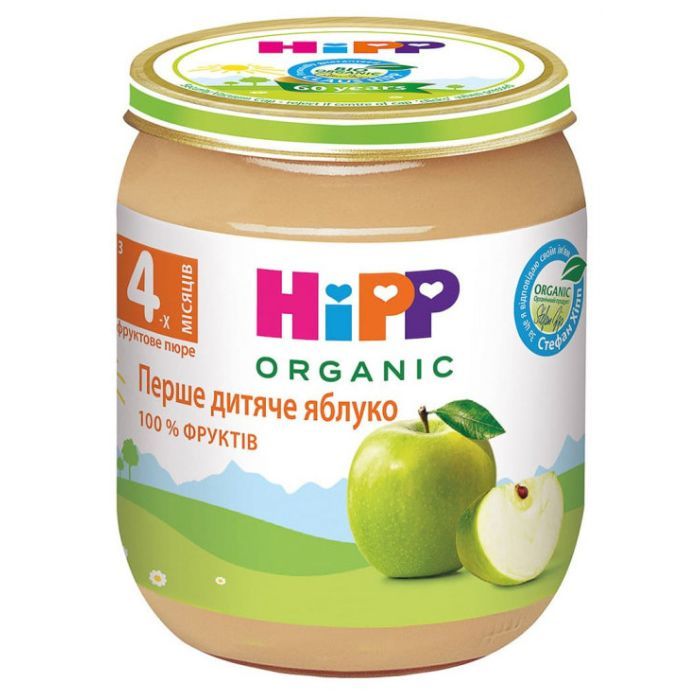 Детское пюре HiPP Яблоко 125 г (1223011)