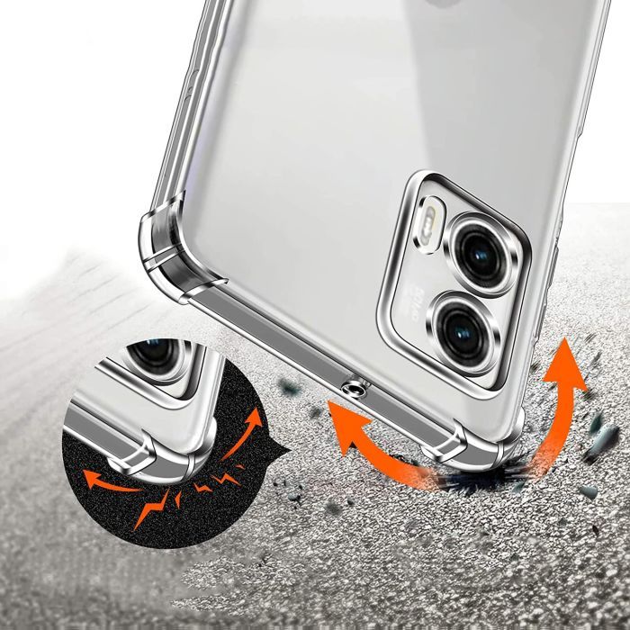 Чохол до мобільного телефона BeCover Anti-Shock Motorola Moto G73 Clear (709827) зображення 6