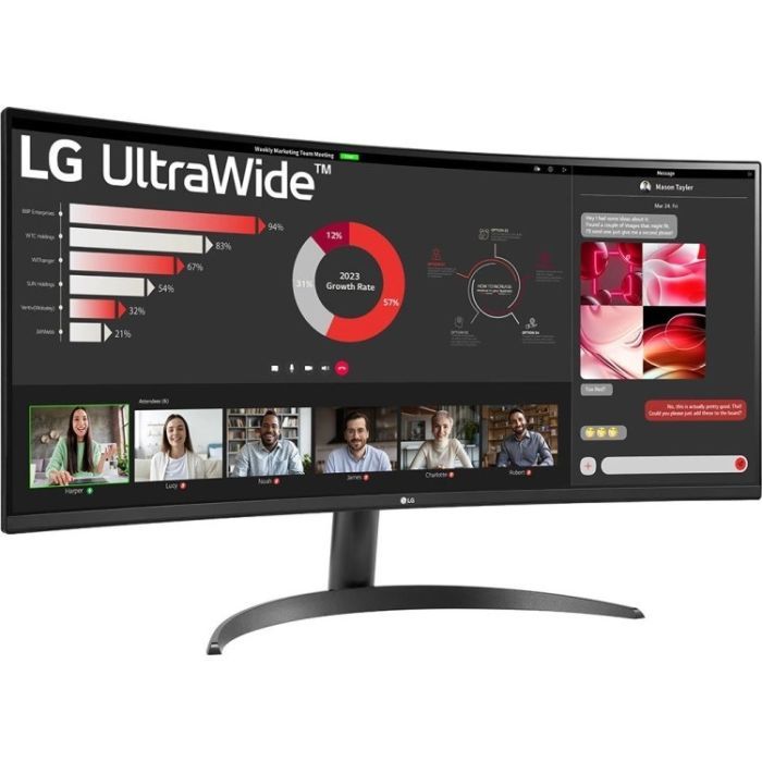 Монитор LG 34WR50QC-B изображение 2