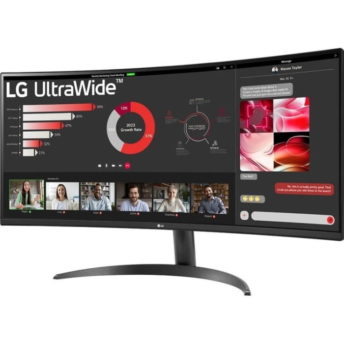 Монитор LG 34WR50QC-B изображение 3