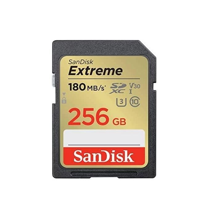 Карта памяти SanDisk 256GB SD class 10 UHS-I Extreme (SDSDXVV-256G-GNCIN)