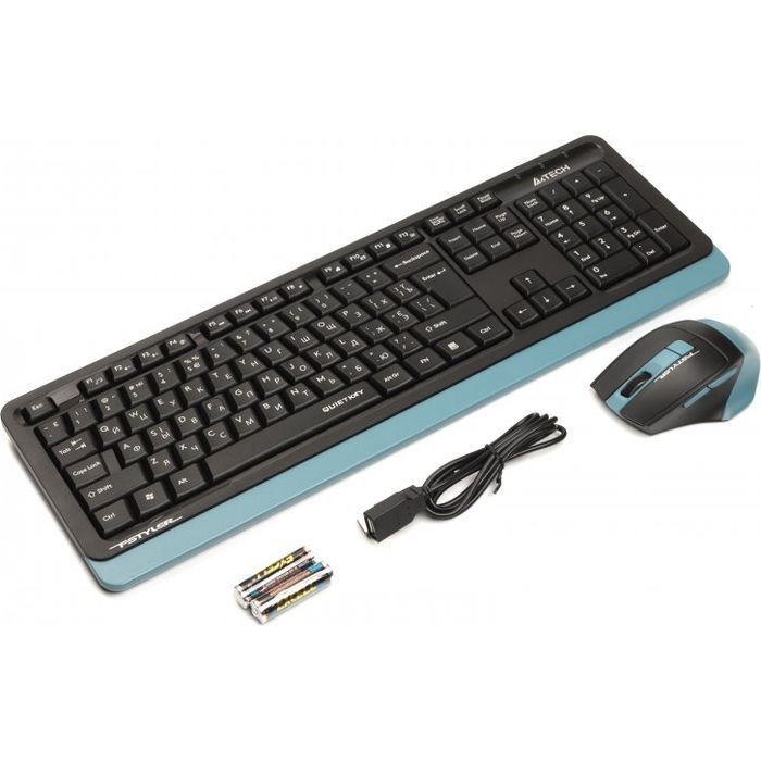 Комплект A4Tech FGS1035Q Wireless Navy Blue (FGS1035Q Navy Blue) зображення 2