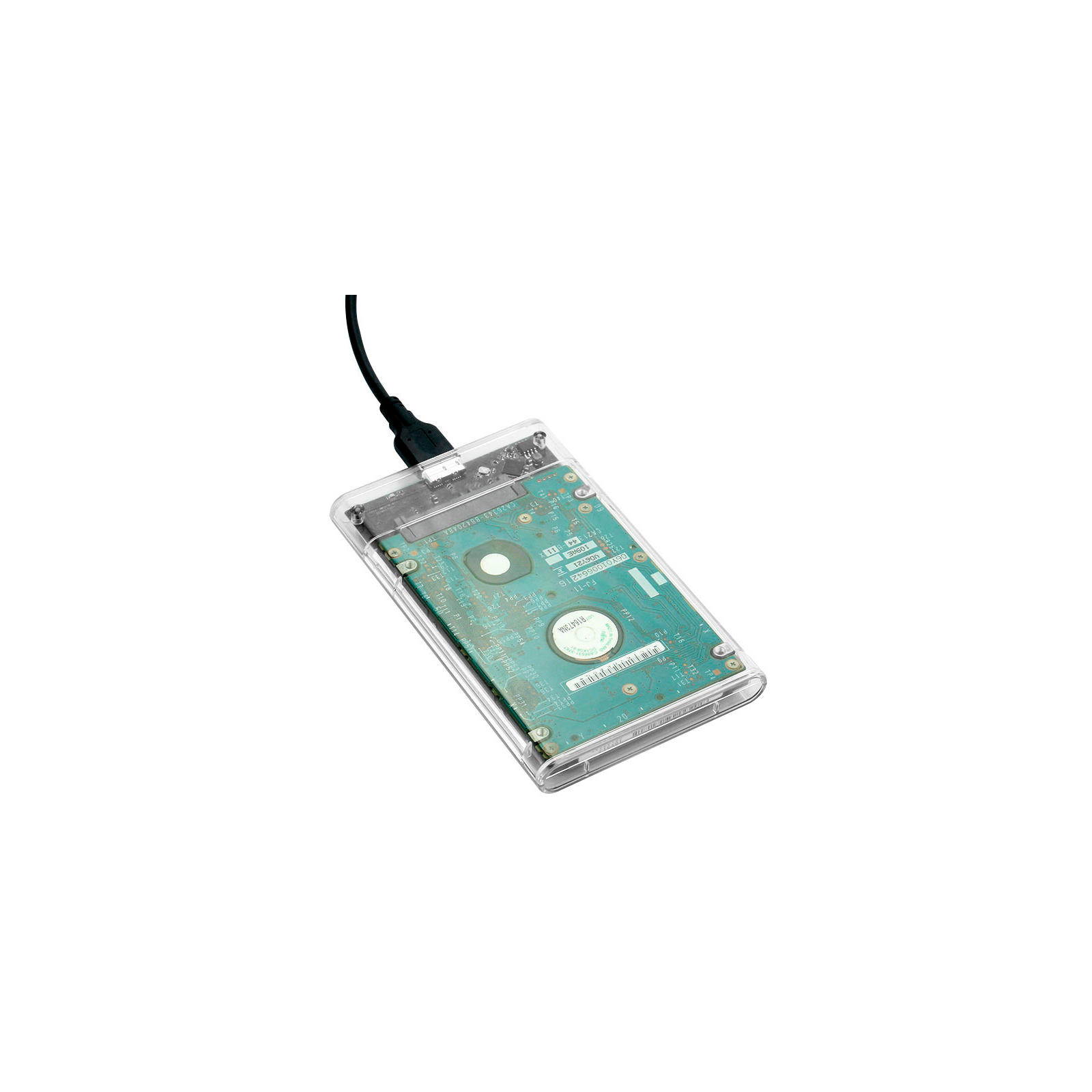 Кишеня зовнішня Dynamode 2.5" SATA HDD/SSD USB 3.0 Transparent (DM-CAD-25316) зображення 4