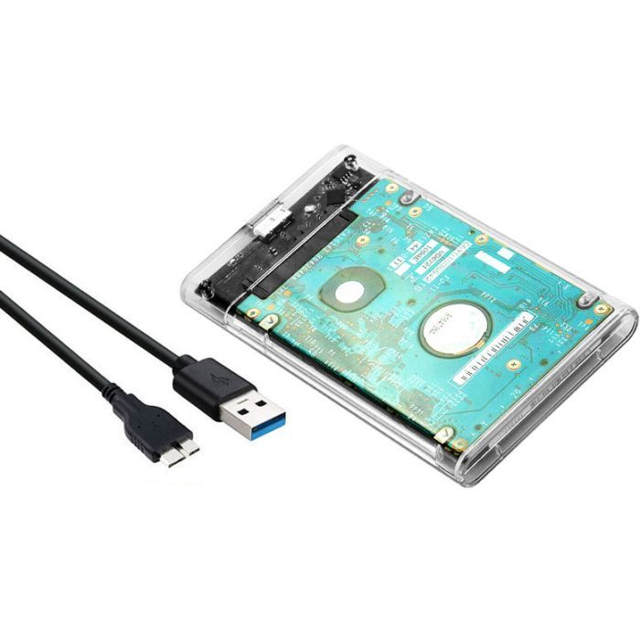 Карман внешний Dynamode 2.5" SATA HDD/SSD USB 3.0 Transparent (DM-CAD-25316) изображение 6