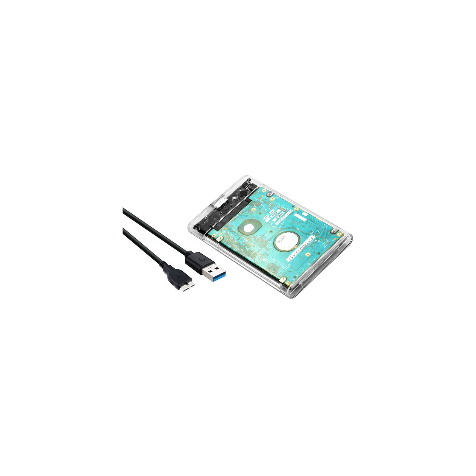 Карман внешний Dynamode 2.5" SATA HDD/SSD USB 3.0 Transparent (DM-CAD-25316) изображение 6