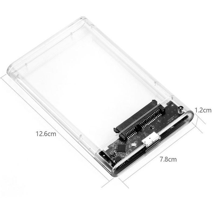 Карман внешний Dynamode 2.5" SATA HDD/SSD USB 3.0 Transparent (DM-CAD-25316) изображение 9