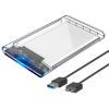 Карман внешний Dynamode 2.5" SATA HDD/SSD USB 3.0 Transparent (DM-CAD-25316)