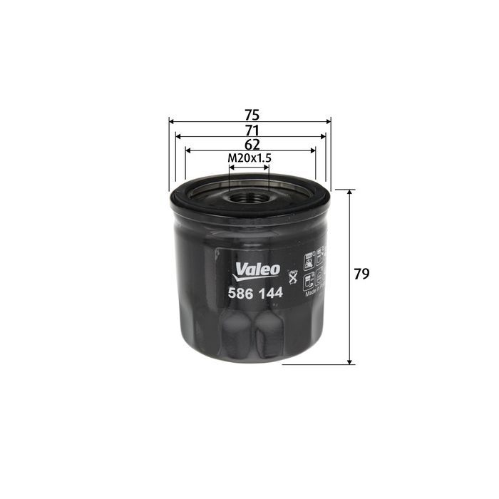 Фильтр масляный Valeo 586144