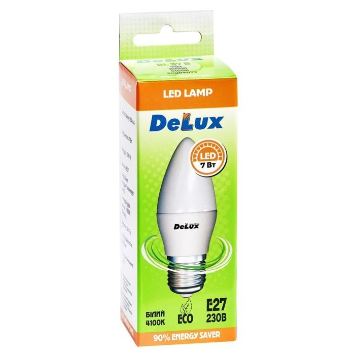 Лампочка Delux BL37B 7Вт 4100K 220В E27 (90020556) изображение 2