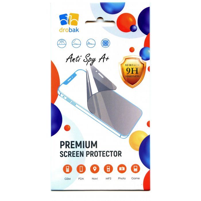 Стекло защитное Drobak Anty Spy Samsung Galaxy A14 (Black) (535339) изображение 2
