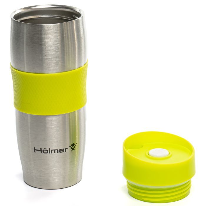 Термокружка Hölmer Elegance Сталева/Жовта (TC-0380-SG Elegance) зображення 6