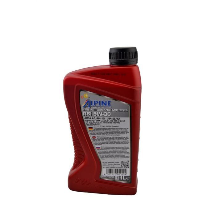 Моторное масло Alpine 5W-30 RSi  1л (1625-1) изображение 2