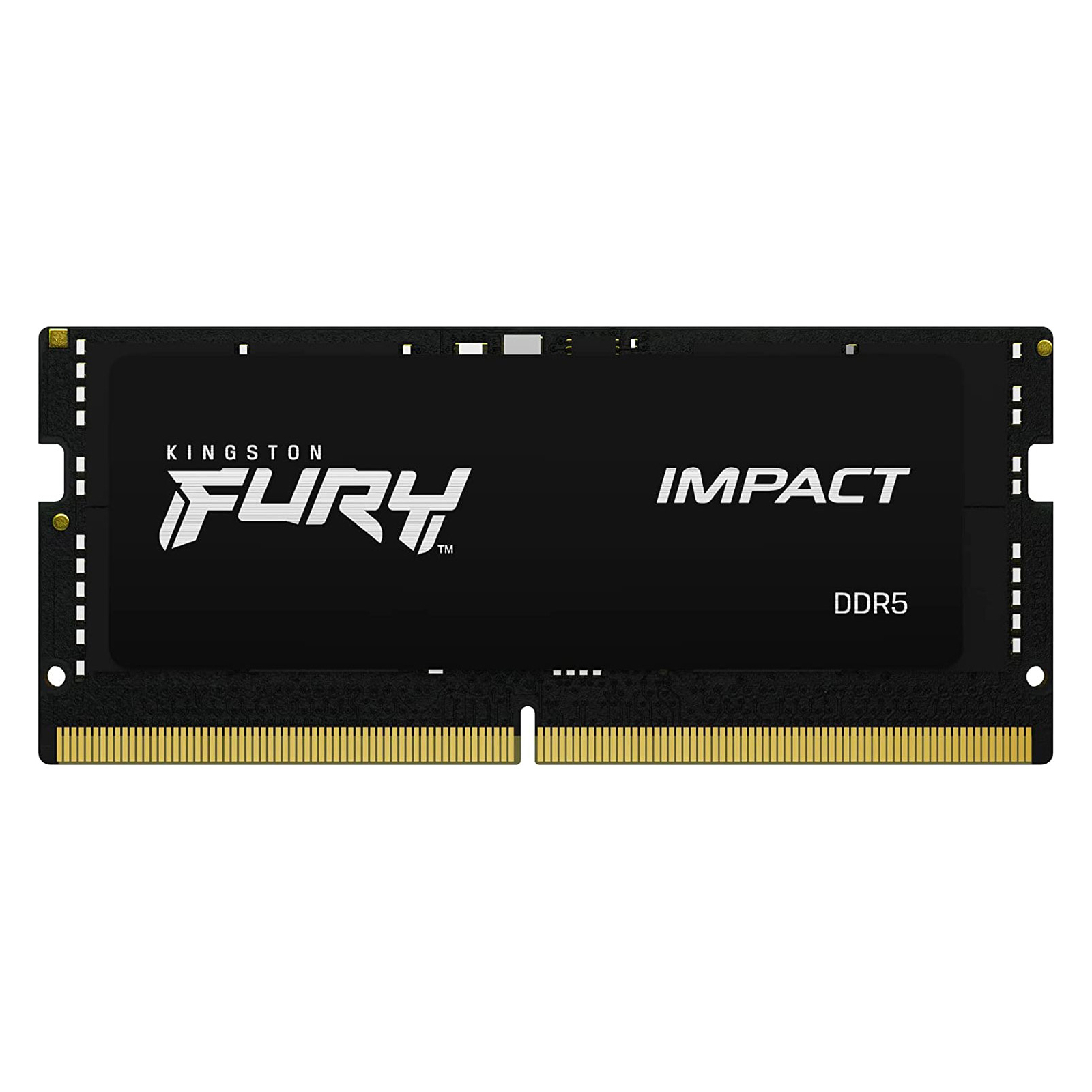 Модуль памяти для ноутбука SoDIMM DDR5 32GB (2x16GB) 5600 MHz Impact Black Kingston Fury (ex.HyperX) (KF556S40IBK2-32) изображение 3