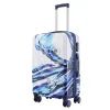 Чемодан Semi Line Print 24" M White/Blue (T5653-2)