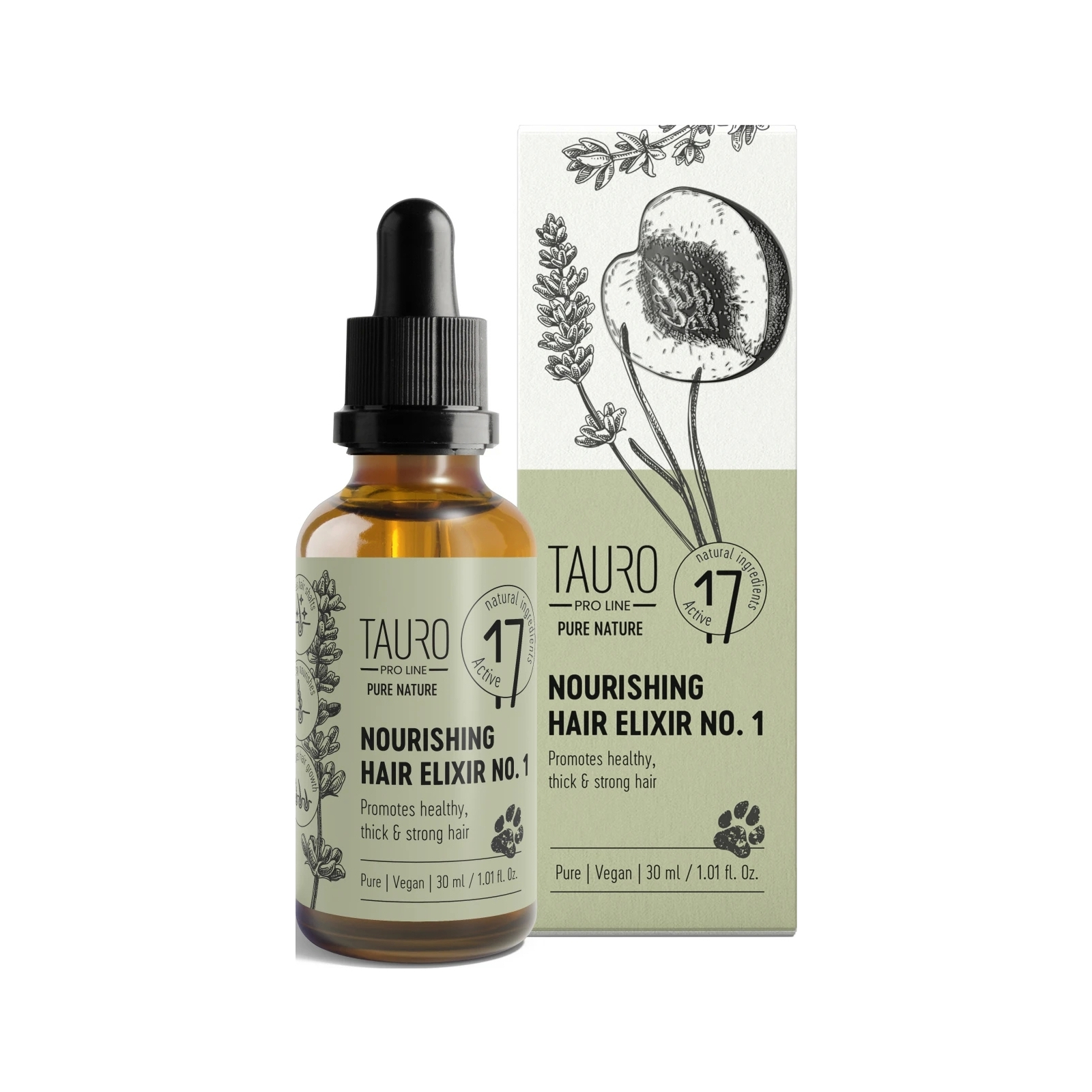 Ефірне масло для тварин Tauro Pro Line Pure Nature Nourishing Elixir №1 30 мл (TPL47408) зображення 2