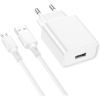 Зарядное устройство BOROFONE BA74A Aspirer charger set(Micro) White (BA74AMW) изображение 2