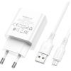 Зарядное устройство BOROFONE BA74A Aspirer charger set(Micro) White (BA74AMW) изображение 3
