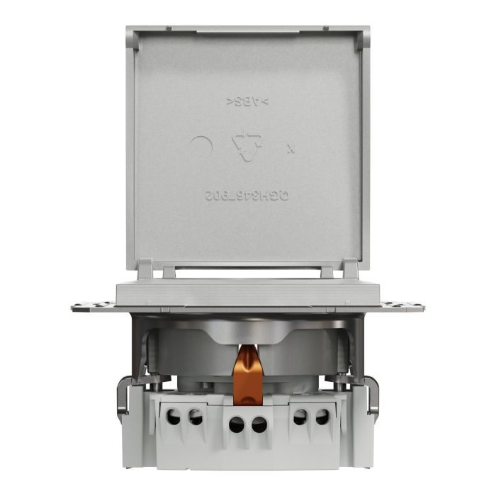 Розетка Schneider Electric ASFORA з кришкою, сталь (EPH3100162) изображение 6