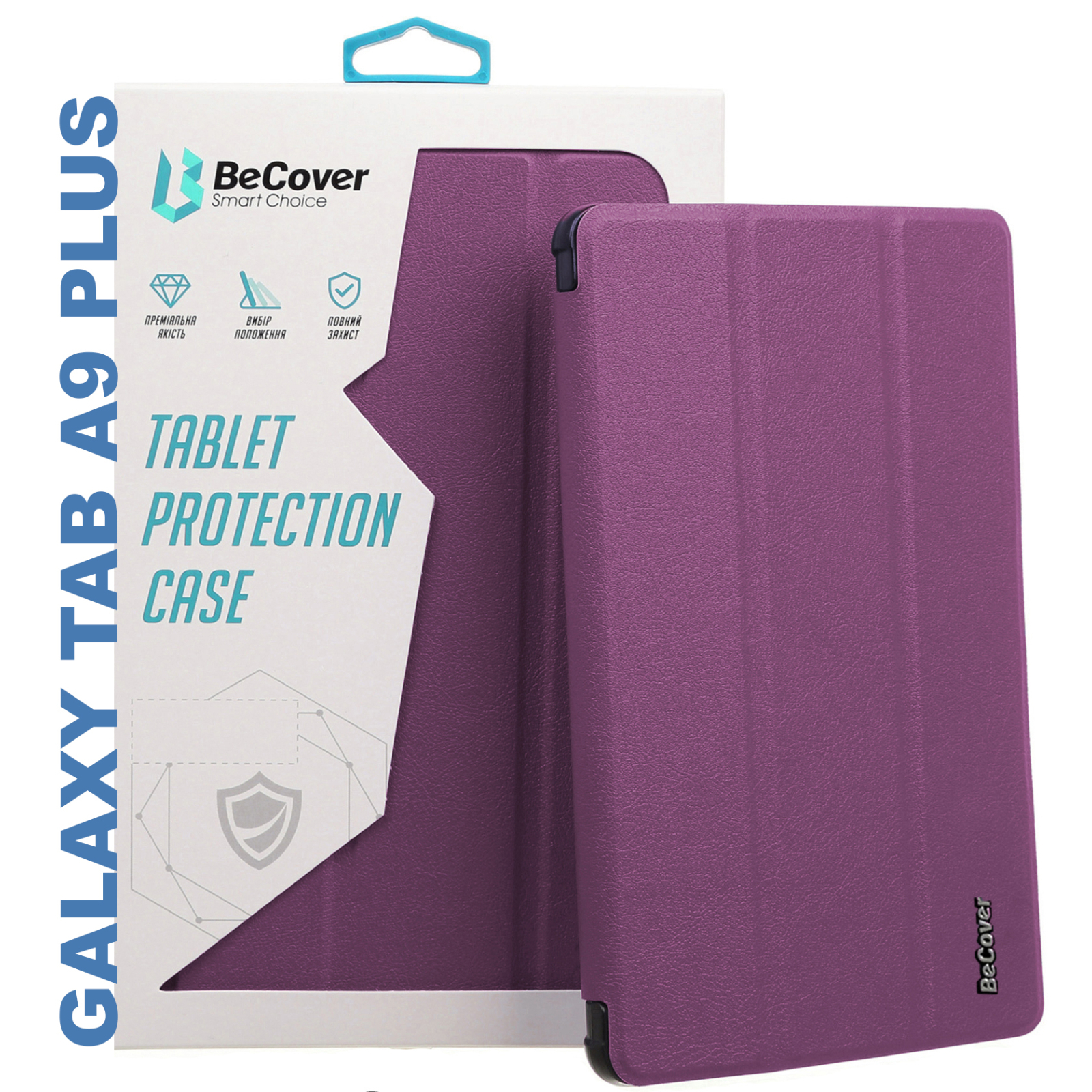 Чохол до планшета BeCover Smart Case Samsung Tab A9 Plus SM-X210/SM-X215/SM-X216 11.0" Red Wine (710311)