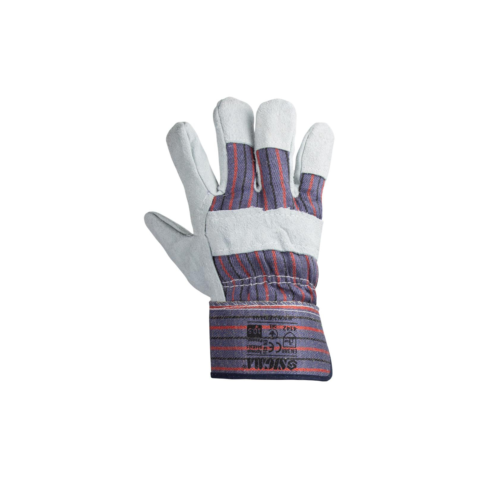 Захисні рукавиці Sigma комбіновані замшеві (цілісна долоня) (9448361) зображення 2