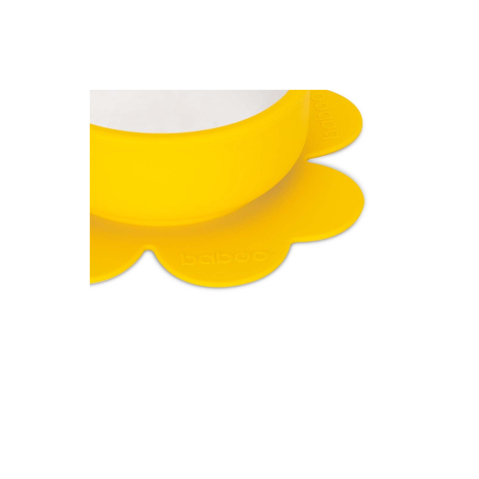 Набор детской посуды Baboo мисочка, 2 мягкие ложки, чашка непроливайка, 6+ (10-002 желтый) изображение 5