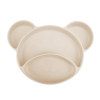 Тарелка детская Canpol babies Мишка силиконовая на присоске с тремя отделами, кремовый (51/401_creme) изображение 2