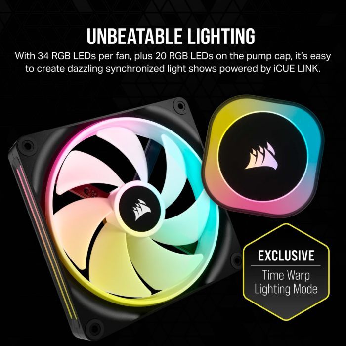 Система жидкостного охлаждения Corsair iCUE Link H100i RGB (CW-9061001-WW) изображение 10