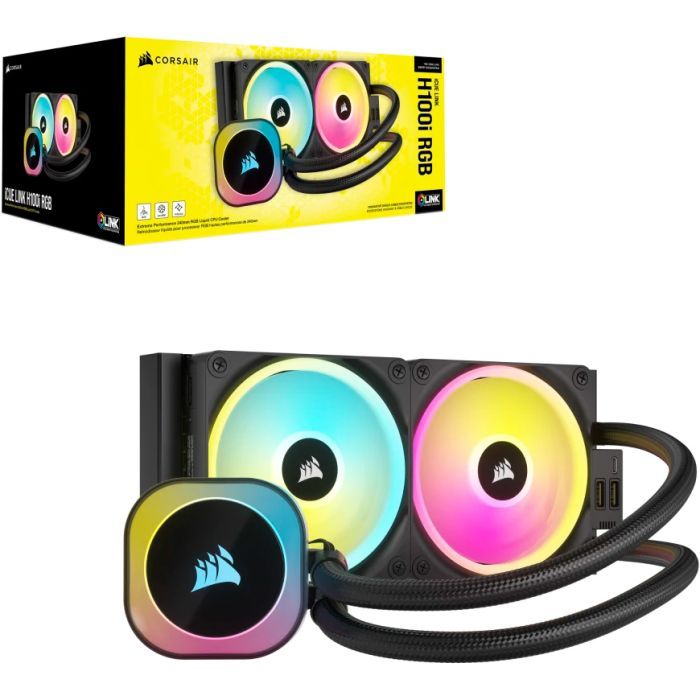 Система жидкостного охлаждения Corsair iCUE Link H100i RGB (CW-9061001-WW) изображение 9