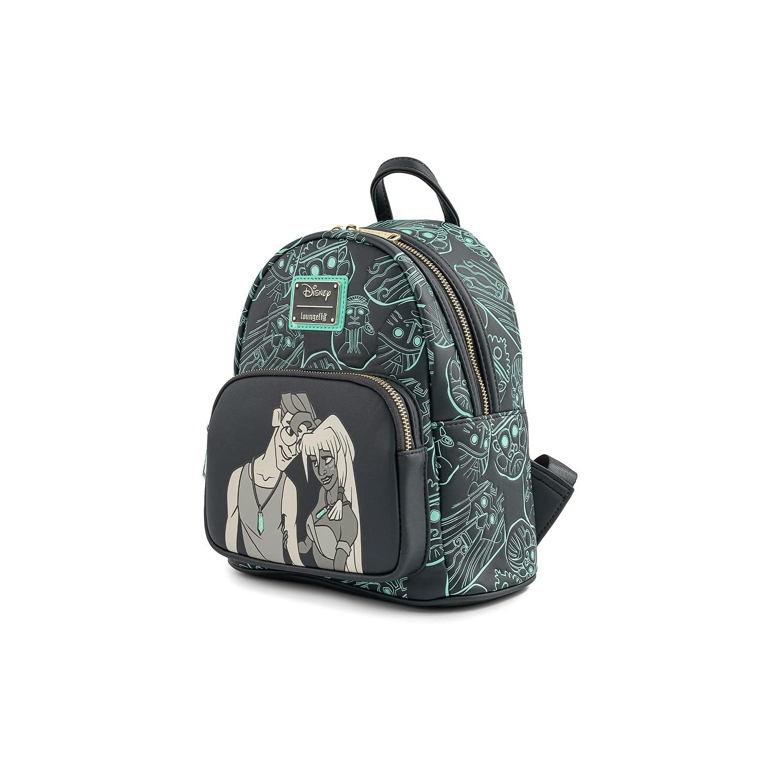 Рюкзак школьный Loungefly Disney - Atlantis 20th Anniversary Kida Milo Mini Backpack (WDBK1658) изображение 3