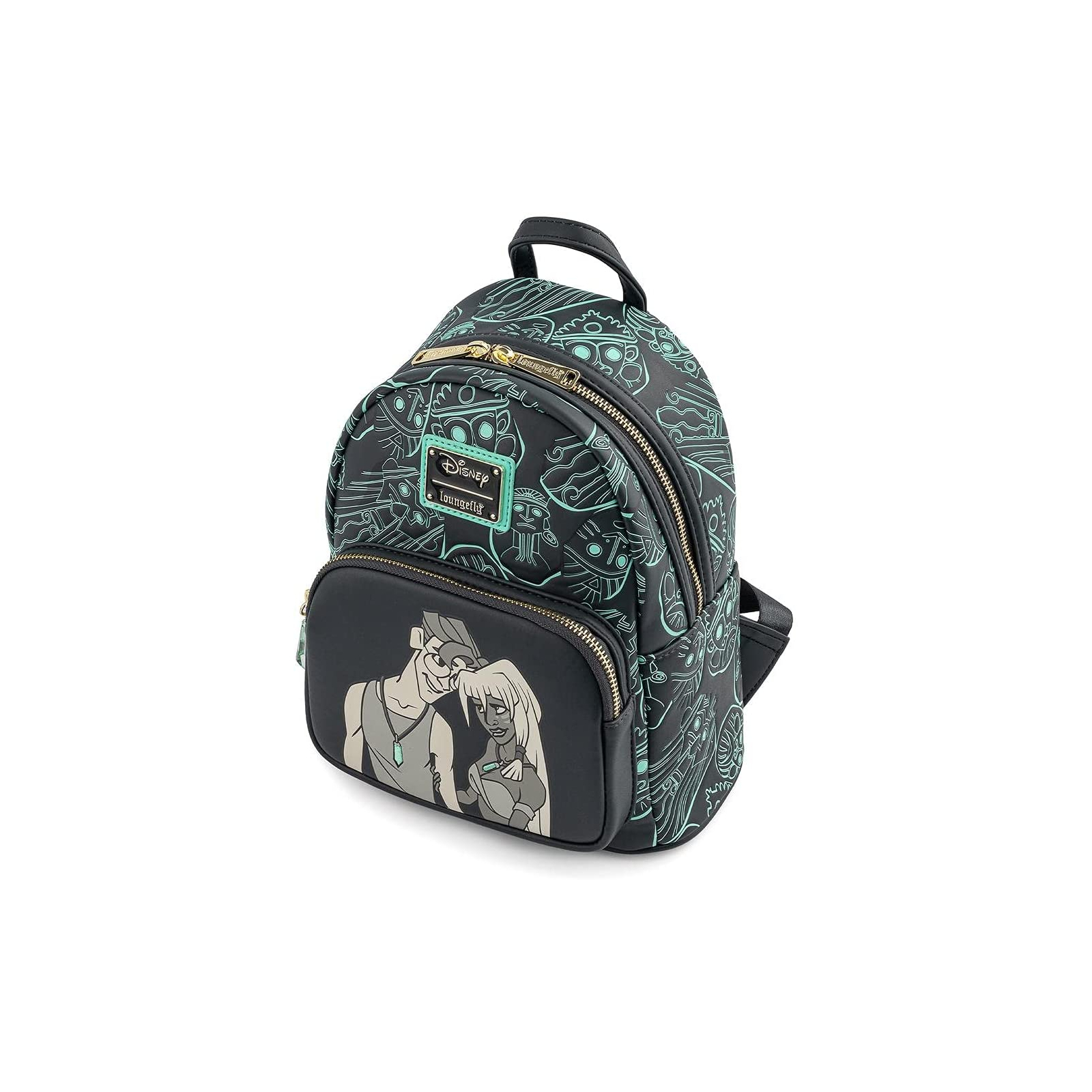 Рюкзак школьный Loungefly Disney - Atlantis 20th Anniversary Kida Milo Mini Backpack (WDBK1658) изображение 4