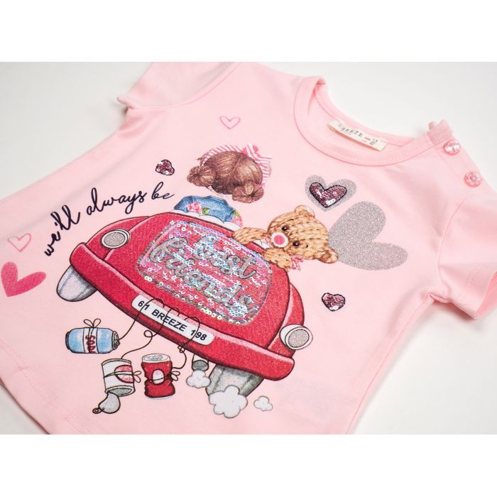 Футболка дитяча Breeze BEST FRIENDS (14114-92G-pink) зображення 3