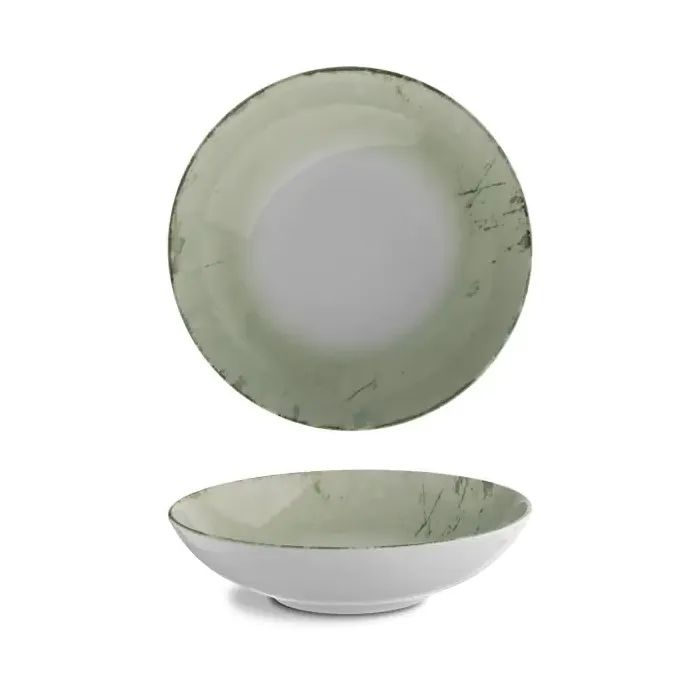 Тарелка G.Benedikt Isabelle глибока 22 см Stone Green (ISC1922-K0010)
