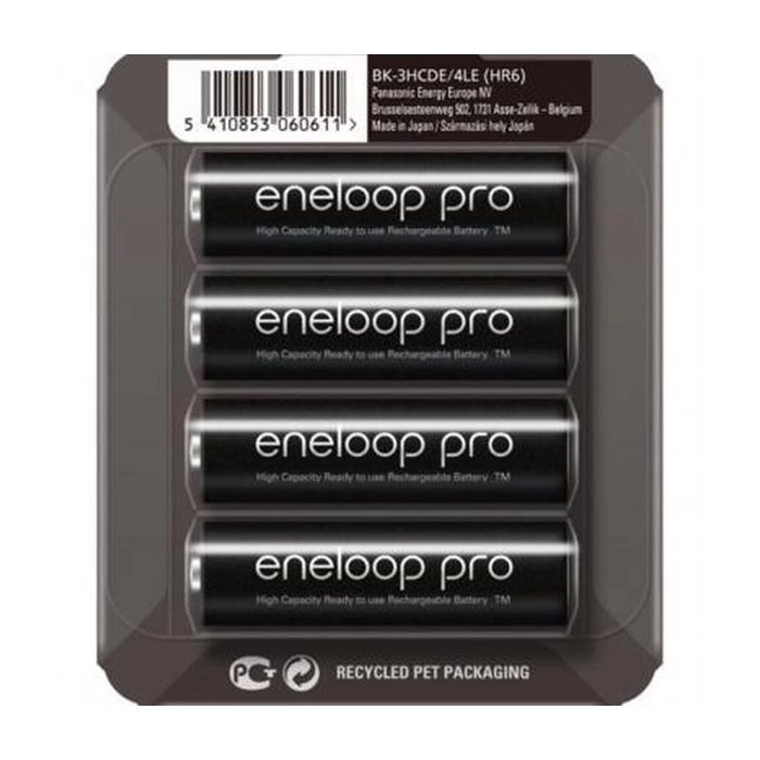 Аккумулятор Panasonic AA Eneloop 2500mAh Pro NI-MH * 4 (BK-3HCDE/4CP)