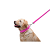 Повідок для собак WAUDOG Glamour шкіряний M-XXL рожевий (33767) зображення 5