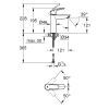 Смеситель Grohe M-Size Eurosmart New (23324003) изображение 4