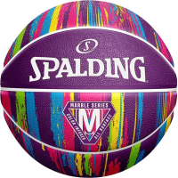 Фото - Баскетбольний м'яч SPALDING М'яч баскетбольний  Marble Ball фіолетовий Уні 7 84403Z (689344406 