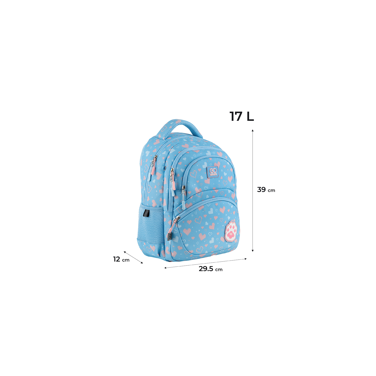 Рюкзак шкільний GoPack Education 175M-5 Cute Paw (GO24-175M-5) зображення 2