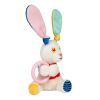 Игрушка для собак GiGwi Plush Зайка с кольцом и пищалкой 16 см (2257)