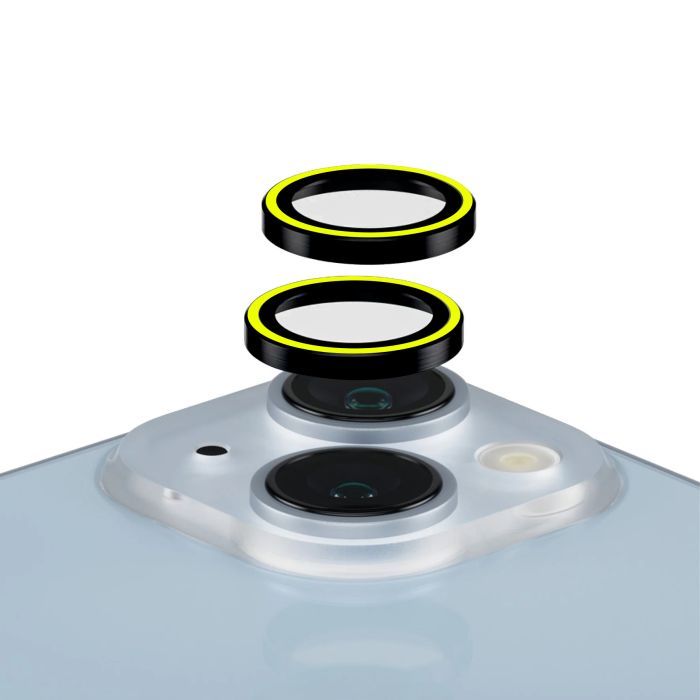 Стекло защитное Armorstandart for Camera AR iPhone 15 / 15 Plus Yellow (ARM76132)