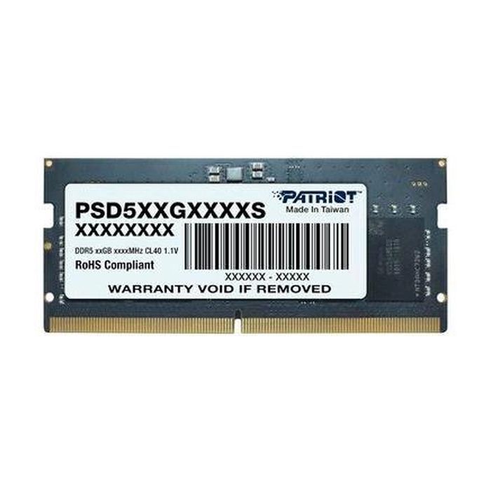 Модуль памяти для ноутбука SoDIMM DDR5 16GB 4800 MHz Patriot (PSD516G480081S)