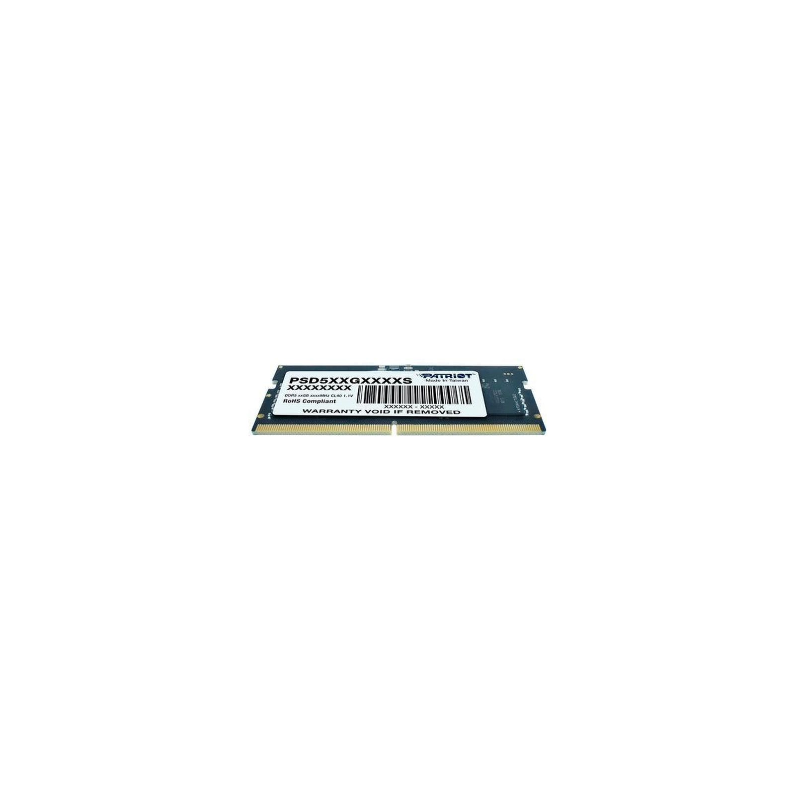 Модуль памяти для ноутбука SoDIMM DDR5 16GB 4800 MHz Patriot (PSD516G480081S) изображение 2
