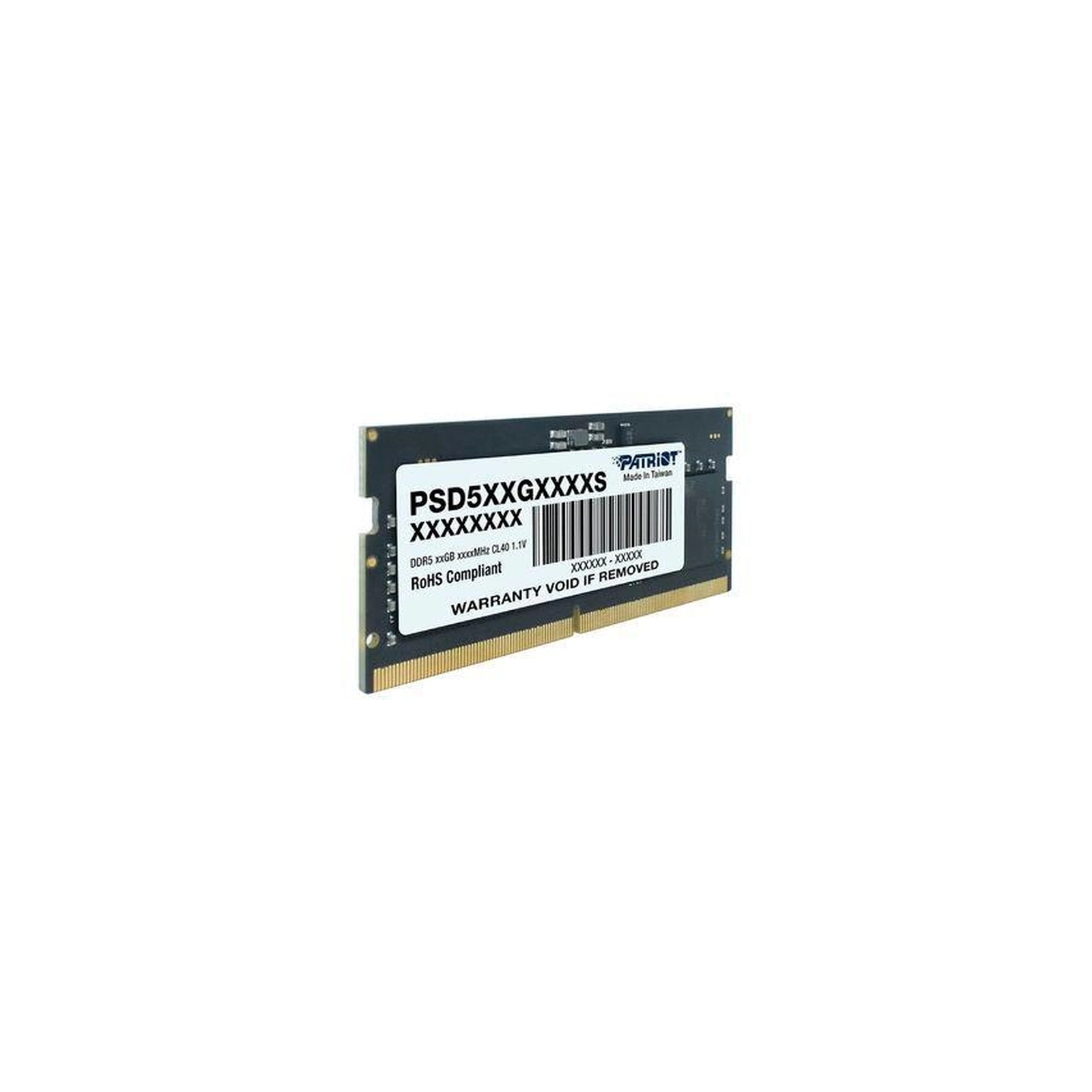 Модуль памяти для ноутбука SoDIMM DDR5 16GB 4800 MHz Patriot (PSD516G480081S) изображение 3
