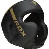 Боксерский шлем RDX F6 KARA Matte Golden L (HGR-F6MGL-L) изображение 3