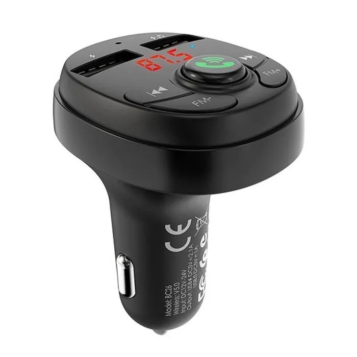 FM модулятор BOROFONE BC26, Black, Box
