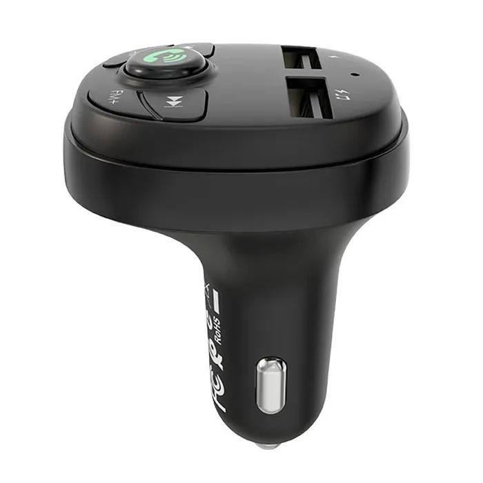 FM модулятор BOROFONE BC26, Black, Box зображення 4